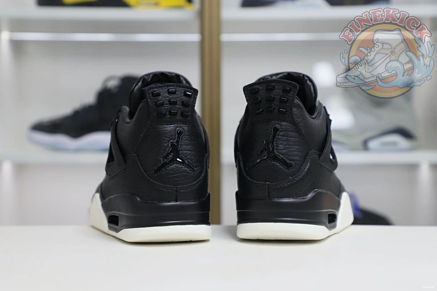 black Jordan retro Air ponyhair 4 Jordan 1018